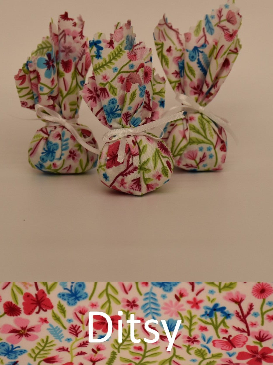 Fabric Wildflower Seed Bundle Gift Favour.